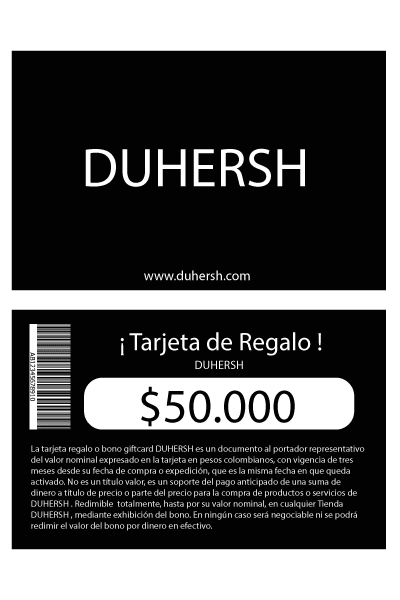 Bono de regalo $ 50.000