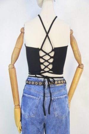 Crop top con cruzado en la cintura miranda - Imagen 3