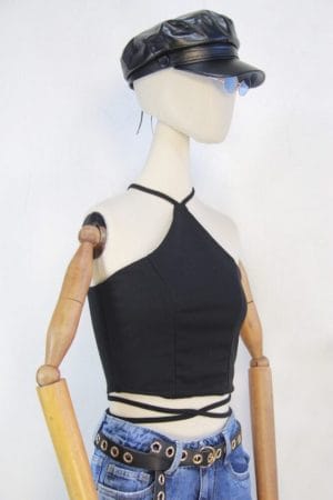 Crop top con cruzado en la cintura miranda