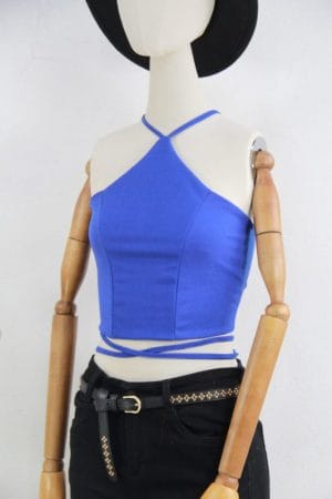 Crop top con cruzado en la cintura miranda - Imagen 6
