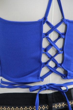 Crop top con cruzado en la cintura miranda - Imagen 8