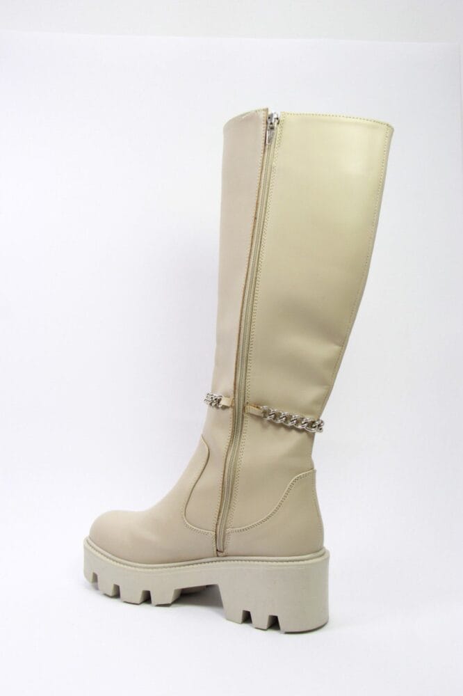 Botas negras o beige ocai con cadena DUHERSH para Mujer - Imagen 5