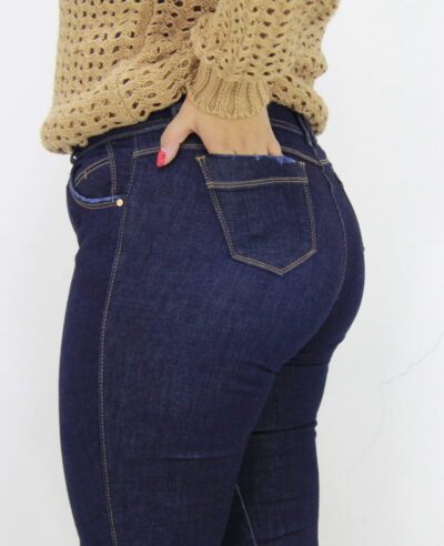 Jeans Skinny Indigo Para Mujer JM005
