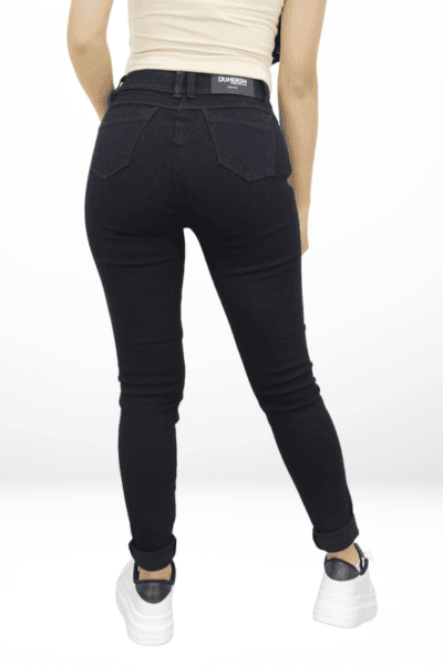 Jeans Skinny negro Para Mujer JM003 - Imagen 2