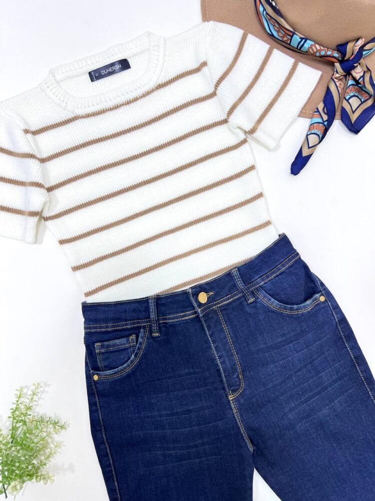 Blusa tejida Navi Marfil 003 - Imagen 5