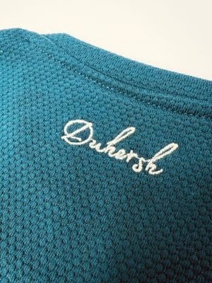 Camiseta Textura hombre  verde botella - Imagen 4