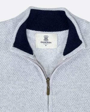 Suetér Halfzip Hombre Gris DUHERSH