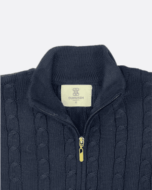 Suetér Halfzip Hombre  azul - Imagen 2