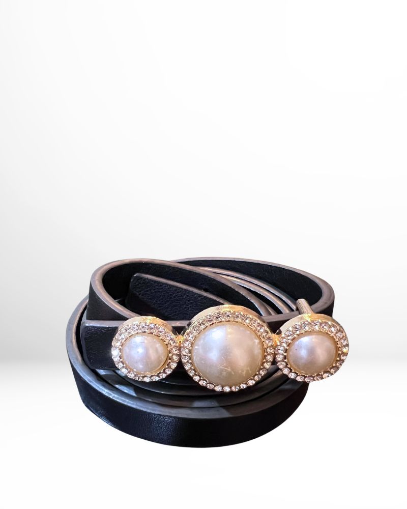 Cinturón Marilyn negro mujer