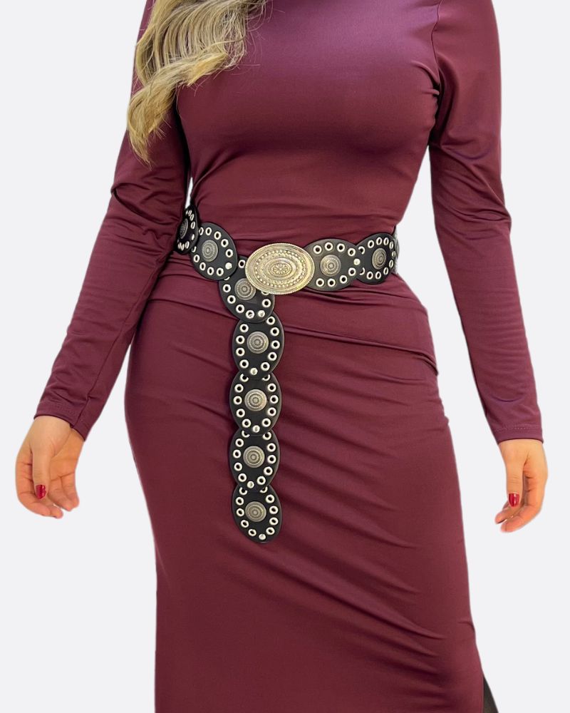 Cinturón Shakira – Boho Rock con Hebilla Vintage