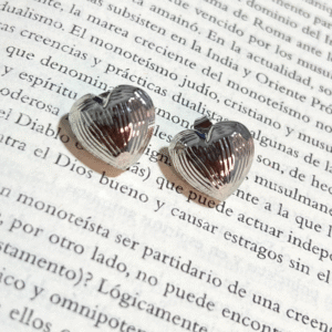 Aretes DUHERSH Corazón Plateado