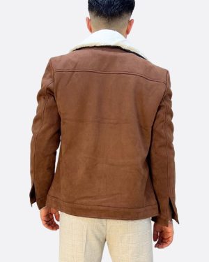 Chaqueta Alaska – Gamuza Sintética Cuello de Borrego - Imagen 2