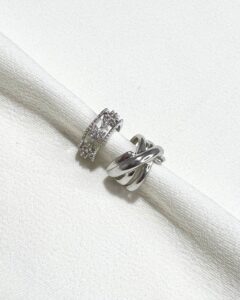 Earcuff Dúo Plata