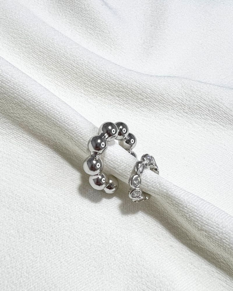 Earcuff Dúo Plateados