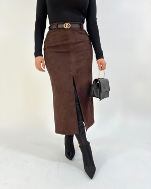 Falda Gamuza Elegante